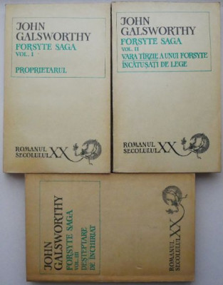 Forsyte Saga (3 volume) &amp;ndash; John Galsworthy foto