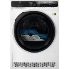 Uscator de rufe Electrolux Ecoline EW9D587KCE, Pompa de caldura, 8 kg, Clasa A+++, Motor Inverter, Wi-Fi, Display LED, 3DSense, SmartSelect, Alb