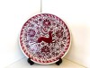 Farfurie de perete colecție, ceramică emailată, decor cloisonne, hand made - Cerb - marcaj Dakas Keramik Archangelos Rodos Grecia