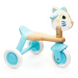 Tricicleta Lemn Djeco Fara Pedale, Ride-On, +12 Luni, 45x38x37cm