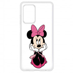 Husa Samsung Galaxy A41 Silicon Transparenta Model Mickey Mouse Minnie Thinker foto