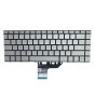 Tastatura compatibila Laptop 2-in-1, HP, Spectre X360 15-BL, TPN-Q179, iluminata, argintie, layout US