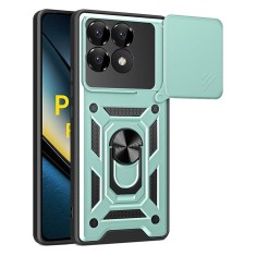 Husa Xiaomi Poco F6 Pro protectie camera Techsuit CamShield Series, verde foto