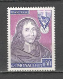 Monaco.1973 350 ani nastere B.Pascal-matematician,fizician SM.564, Nestampilat