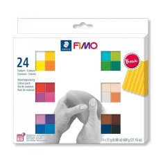 FIMO Soft set 24 culori 600g