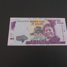 Bancnota 20 Kwacha Malawi