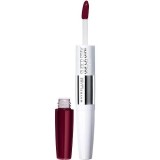 Ruj de Buze Rezistent 24 Ore, Maybelline, Superstay, 835 Timeless Crimson, 2 Capete