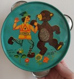 Jucarie tamburina produsa de Agatex, anii '80