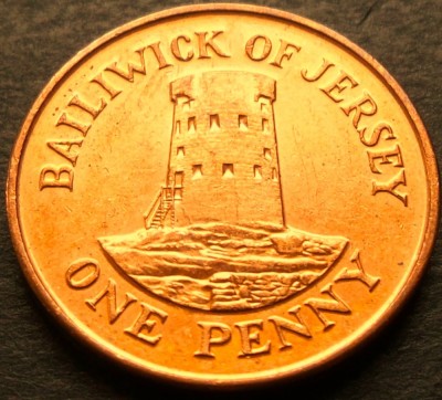 Moneda 1 PENNY - JERSEY, anul 2012 * cod 3889 foto