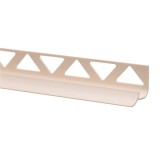 Profil PVC de colt interior, SET 32151, uni, crem nisip, 10 mm, 2.5 m