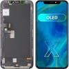 Display cu Touchscreen GX pentru Apple iPhone X, cu Rama, Versiune OLED, Negru