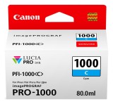 Cartus Cerneala Original Canon Cyan PFI-1000C pentru IPF PRO-1000 NOPP "0547C001AA"