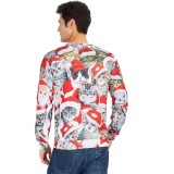 Tricou de Crăciun Goodstoworld, imprimeu 3D, unisex, tricou ur&acirc;t de Ziua Crăciunului