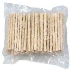 Sticksuri impletite Rasco de culoare alba 12,5 cm / 100 buc foto