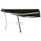 vidaXL Copertină retractabilă manual cu LED, antracit, 400x350 cm 3069824