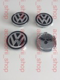 Capace Janta Volkswagen VW 60mm, Set 4 Bucati, Plastic+Metal, Model 01