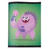Caiet Strigo A5, 32 File, Matematica, Patratele, Coperta Monster