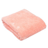 Paturica pentru copii baby fleece roz pudra 90x110 cm, Confort Family