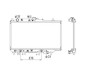 Radiator apa racire motor, MAZDA 323F, 06.1989-07.1994; motor 1,6; 1,8 benzina; cv automata, aluminiu/ plastic brazat, 646x352x16 mm, Calsonic, admis