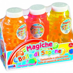 Set 3 recipiente baloane de sapun 240 ml RS Toys