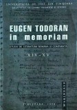 Eugen Todoran in memoriam, volumul 14, 15. Studii de literatura romana si