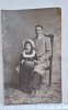 Carte poștală fotografie tată și copil &ndash; Frații Josefovici Giurgiu &ndash; cca. 1905&ndash;1915