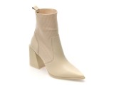 Botine elegante ALDO albe, 13472486, din piele naturala