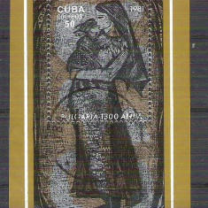 Cuba 1981 Paintings, perf. sheet, used AA.013