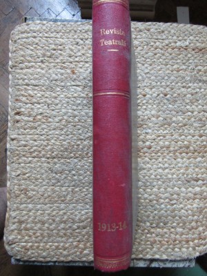 REVISTA TEATRALA ANUL I 1913 NUMERELE 1- 6 /ANUL 1914 NUMERELE 1- 2 foto