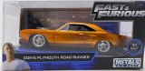 Macheta metal Fast and Furious Plymouth Road Runner scara 1:24