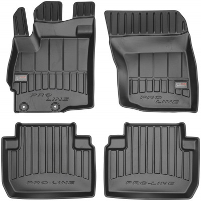 Set Covorase Auto Cauciuc Negro Mitsubishi Outlander 3 2012&amp;rarr; Pro Line Tip Tavita 3D 3D408319 foto