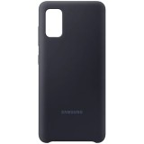 Husa de protectie Samsung Silicone Cover pentru Galaxy A41 (2020), Black