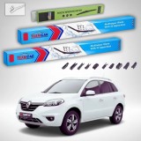 Cumpara ieftin Ștergătoare Renault Koleos I SUV 2008-2016 | Set Față și Spate Flat Premium &ndash; TeamCar&reg;