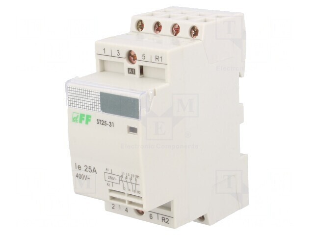Contactor 4P 25A 230VAC IP20