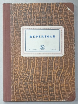 REPERTOAR PENTRU NUMERE DE TELEFON , 1963 foto