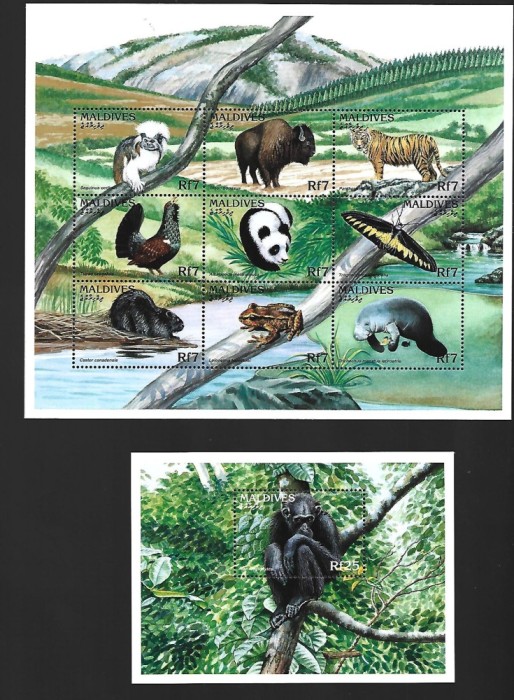 maldives animale mnh