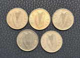 Irlanda 5 pence 1970 1975 1976 1980 1982, Europa