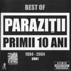 Paraziții ‎– Primii 10 Ani Vol.1 + Vol.2, CD, originale