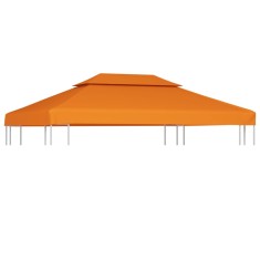 vidaXL Copertină rezervă acoperiș pavilion portocaliu 3x4 m 310 g/m&sup2;