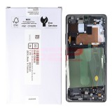 LCD+Touchscreen cu Rama Samsung Galaxy S10 Lite / G770 BLACK Original Service Pack