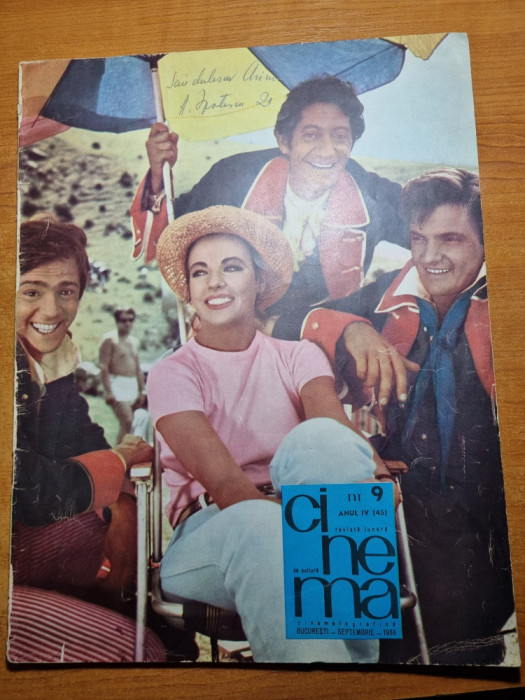 cinema septembrie 1966-sergiu nicolaescu,fellini,george constantin