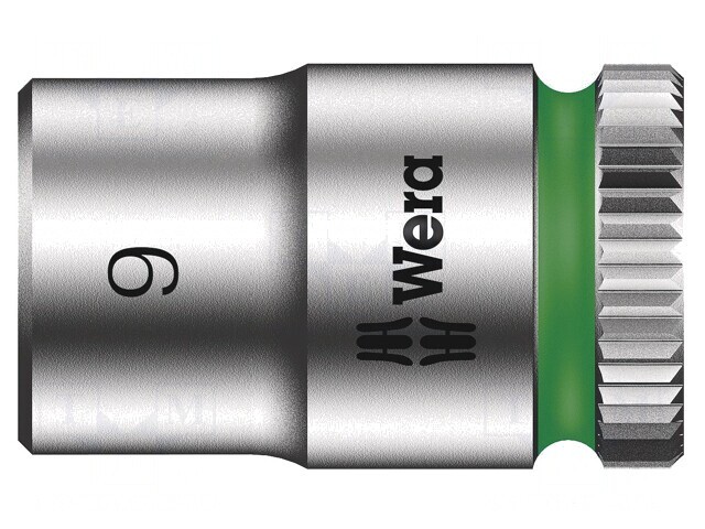 Tubulară HEX 9mm 1/4 oțel crom-vanadium