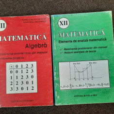 MATEMATICA CLASA A XII A ALGEBRA/ANALIZA MATEMATICA REZOLVAREA PROBLEMELOR