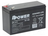 Acumul: plumb-acid 12V 9Ah AGM nu necesită &icirc;ntreţinere 2,7kg