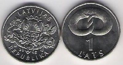 SV * Letonia ( Rep. Latvijas ) 1 LATS 2011 * CUNUNIA * AUNC+
