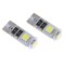 Bec LED auto SMD de pozitie Canbus Carguard CAN104, T10, 3 W, 60 lm, 12 V, set 2 bucati