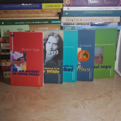 LOT 5 CARTI * COLECTIA &amp;#039;&amp;#039;CARTEA DE PE NOPTIERA&amp;#039;&amp;#039; , HUMANITAS , 2004-2007 * foto