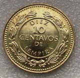 P1. Honduras 10 CENTAVOS de LEMPIRA 1993 aUNC **