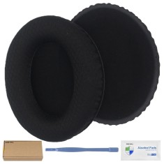 Set 2 bureti pentru casti Sennheiser HD180 HD200 Pro HD201 HD201S HD206 HD418 HD419 HD428 HD429 HD438 HD439 HD448 HD449 HD461 HD471 - Negru, Plasa