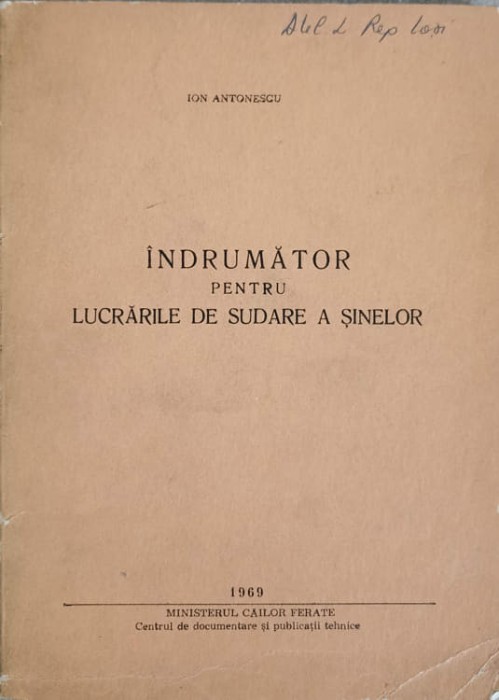 INDRUMATOR PENTRU LUCRARILE DE SUDARE A SINELOR-ION ANTONESCU-240907